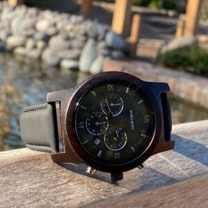 RELOJ MADERA/ RELOJ PARA HOMBRE/GUAYACÁN CAFÉ